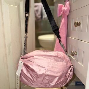 Wildfox Pink Crossbody Bag with Adjustable Strap